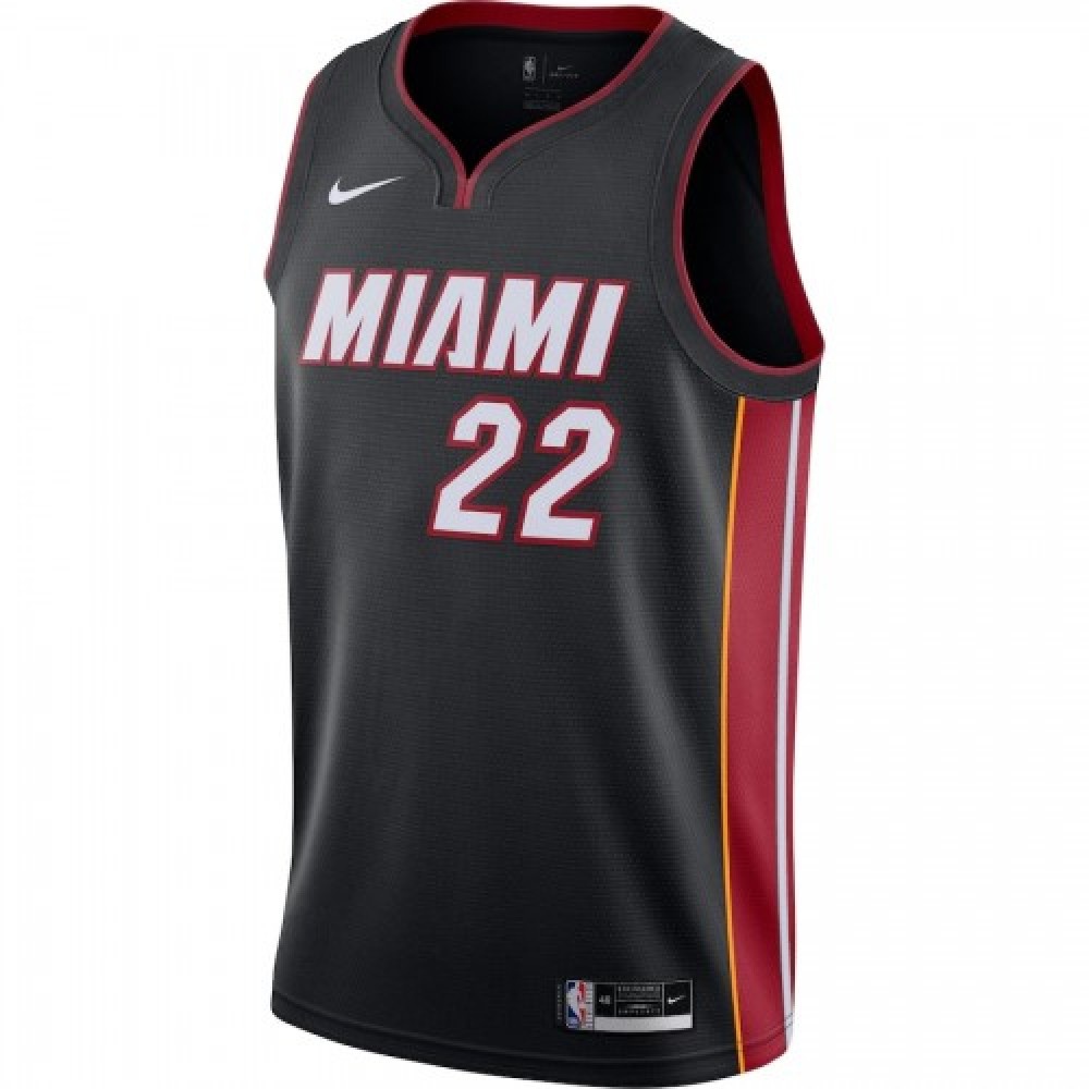 Men's Miami Heat Jimmy Butler #22 Black 2020/21 Swingman Jersey - Icon Edition-Pro Kit Vault | Brand New 26/27 Sports Jerseys